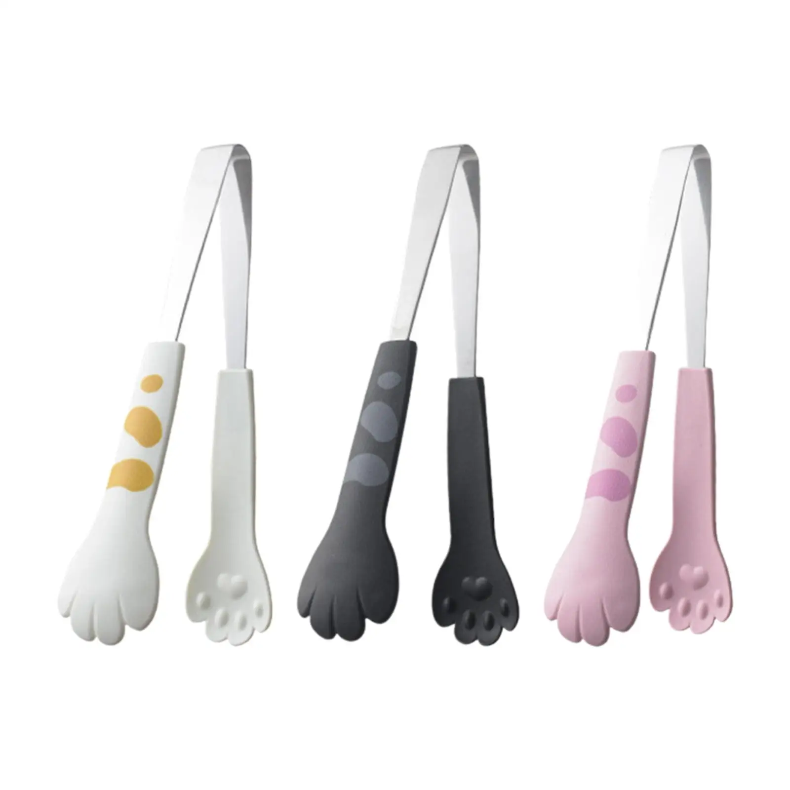 Cat Paw Shape Tongs Gift Food Tongs for Cooking Party Grilling Sweets Sugar