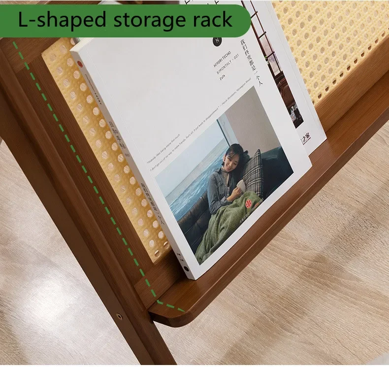 For Bamboo Japanese Simple Coffee Table Rack Home Bedroom Bedside Table Sofa Side Debris Organizing Rack