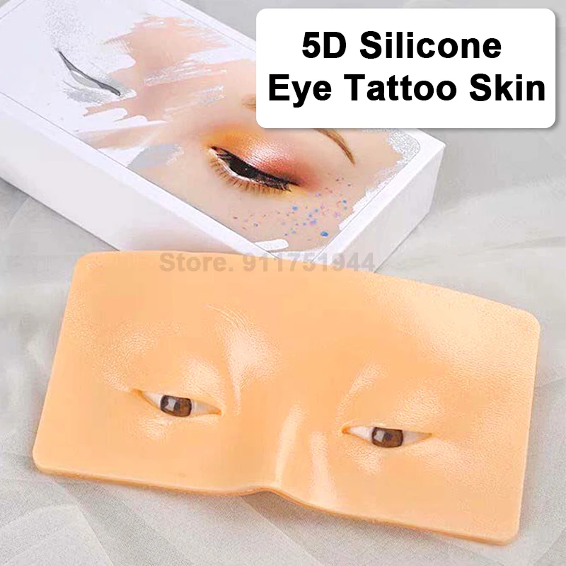 

Professional 5D Eyebrow Microblading Tattoo Skin 5D Silicone Face Eye Makeup Bionic Skin For Beauty Salon Face Eyelash Exercise