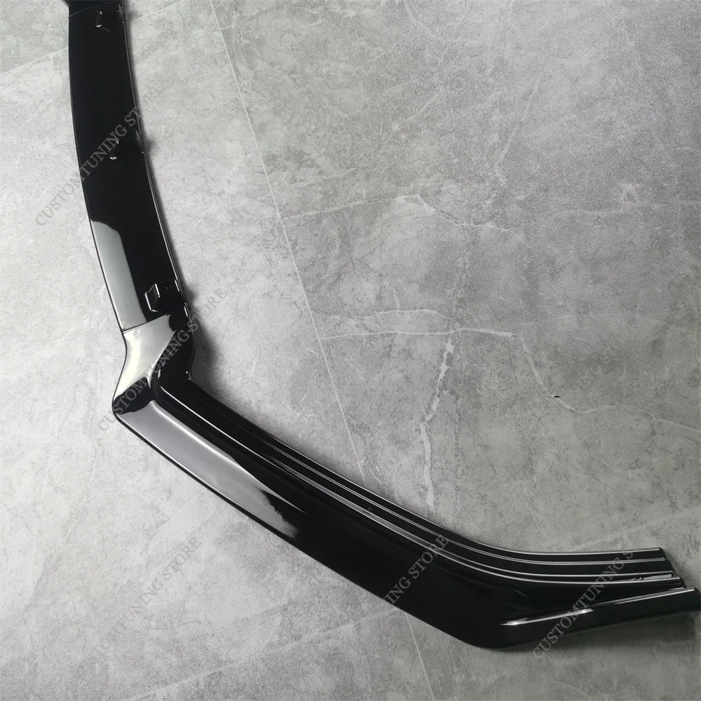 VW 폴로 MK5 6R 6C 용 프론트 범퍼 립 스포일러 스플리터 디퓨저, 폴로 6 MPI Tsi 기본 2009-2013 Pre-LCI 바디킷 튜닝, 3 개
