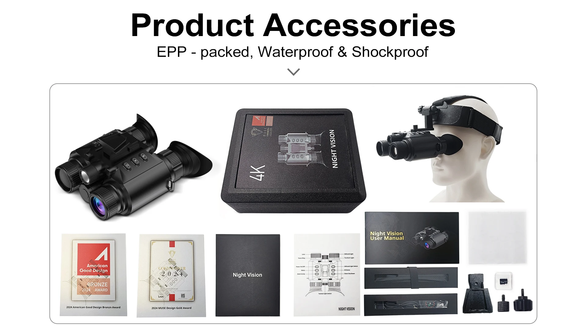 binoculares telescopio 8X Zoom Digital 300M 7 niveles cámara de visión nocturna infrarroja para caza &raquo; binoculares telescopio 8X