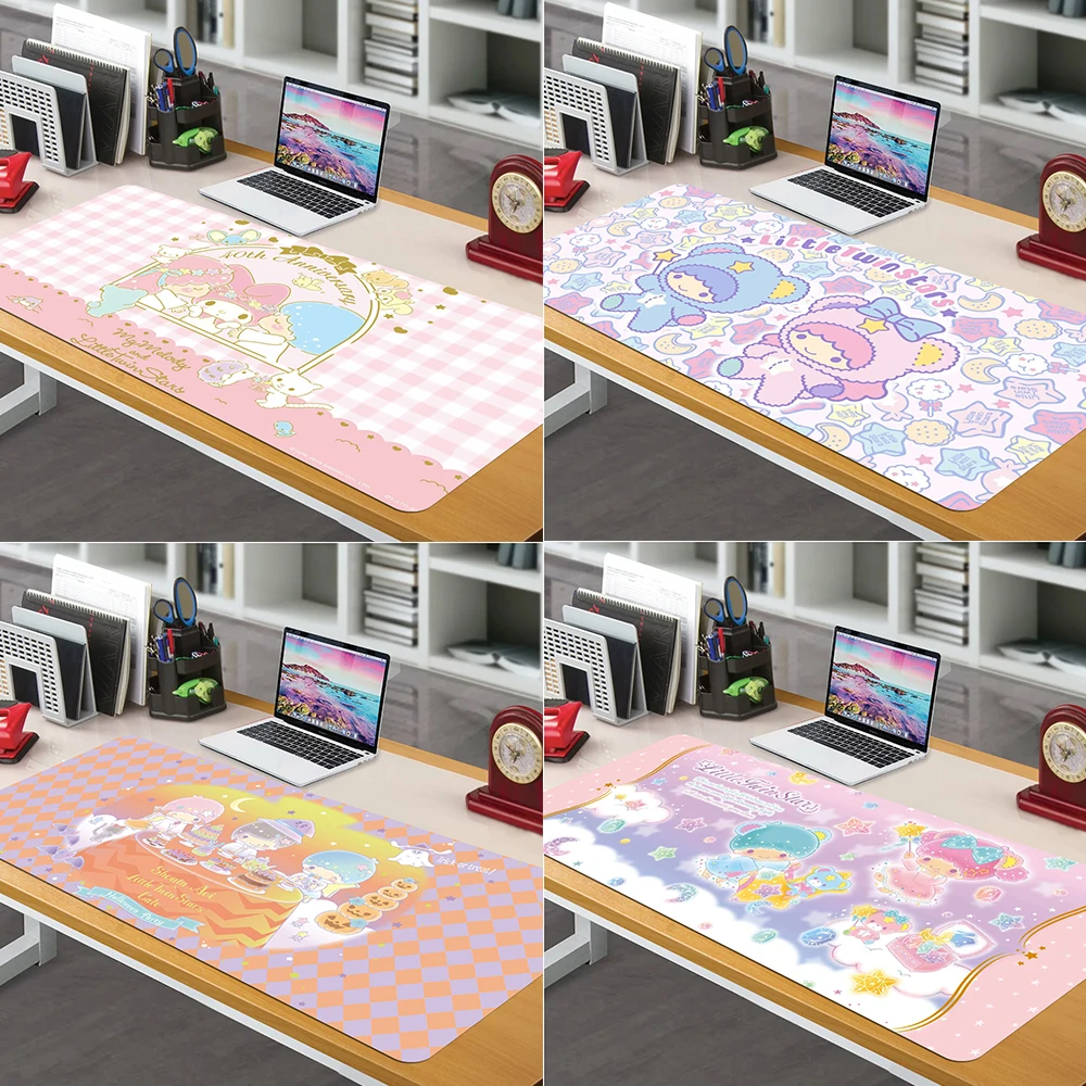 

Rabbit Penguin Cinnomoroll Little Twin Star Printed Rubber Computer Laptop Mouse Pad Creative Keyboards Desk Mat cute mouse pad