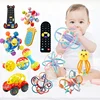 Baby Development Toys 0 6 12 Months Sensory Baby Teether Rattle Ball Educational Baby Toys Soft Teething Toys Games For Babies 1