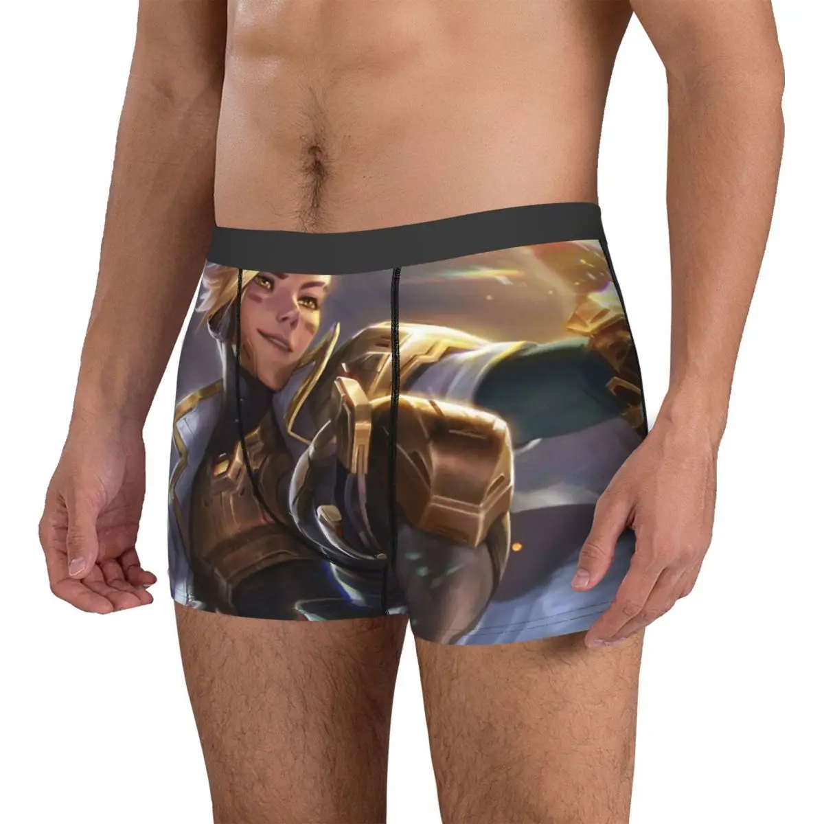PsyOps Ezreal Prestige Man's Boxer Briefs Underwear League of Legends Game Highly Breathable Top Quality Sexy Shorts Gift Idea 3