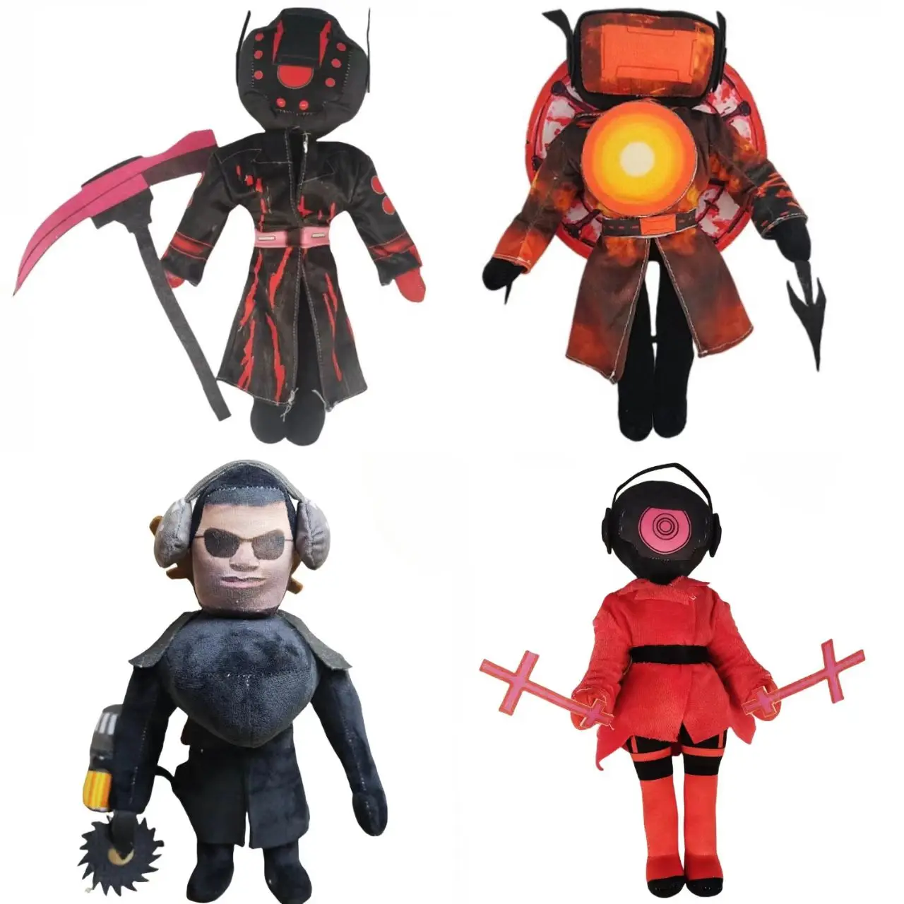 Skibidi Toilet Tv Man Plush Speakerman Speaker Gman Drill G Man