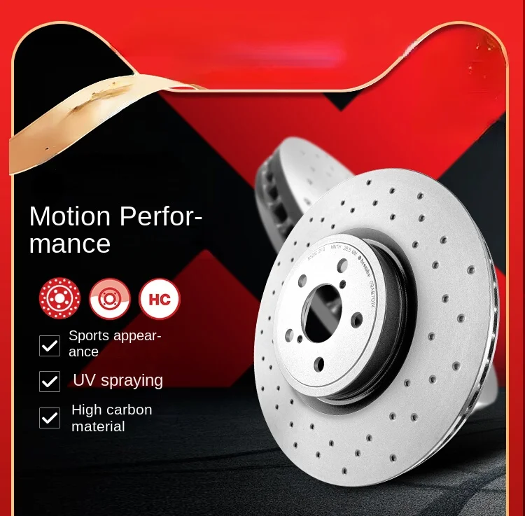 

Perforated front brake disc FOR SUBARU Subaru Aohu/Lishi