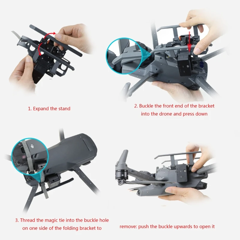 Description Picture 5 of itemFor Mavic 3 Dropping System with Landing Gear Long Distance Payload Airdrop Release Drop Device for dji Mavic 3 Drone Dropship