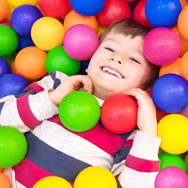Play Balls for Ball Pit, Plastic Crush Proof, Phthalate & BPA Free, Assorted Colors (400 Balls)