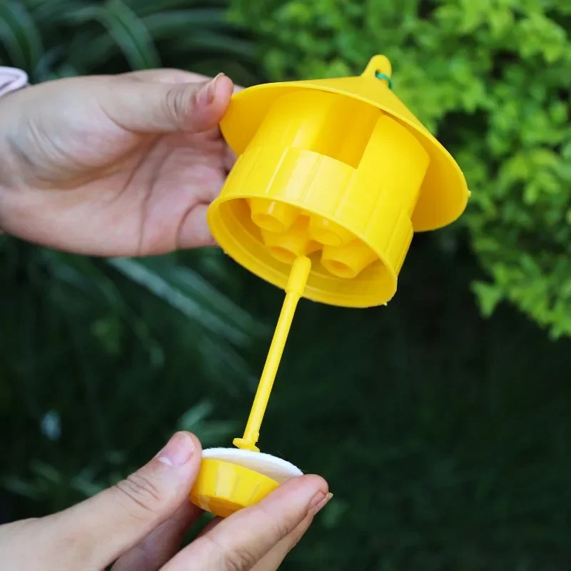 Description Picture 6 of item5/1x Fruit Fly Trap Killer Plastic Drosophila Trap Anti Fruit Fly Killer Catcher Garden Orchard Insect Pest Control Bee Catcher