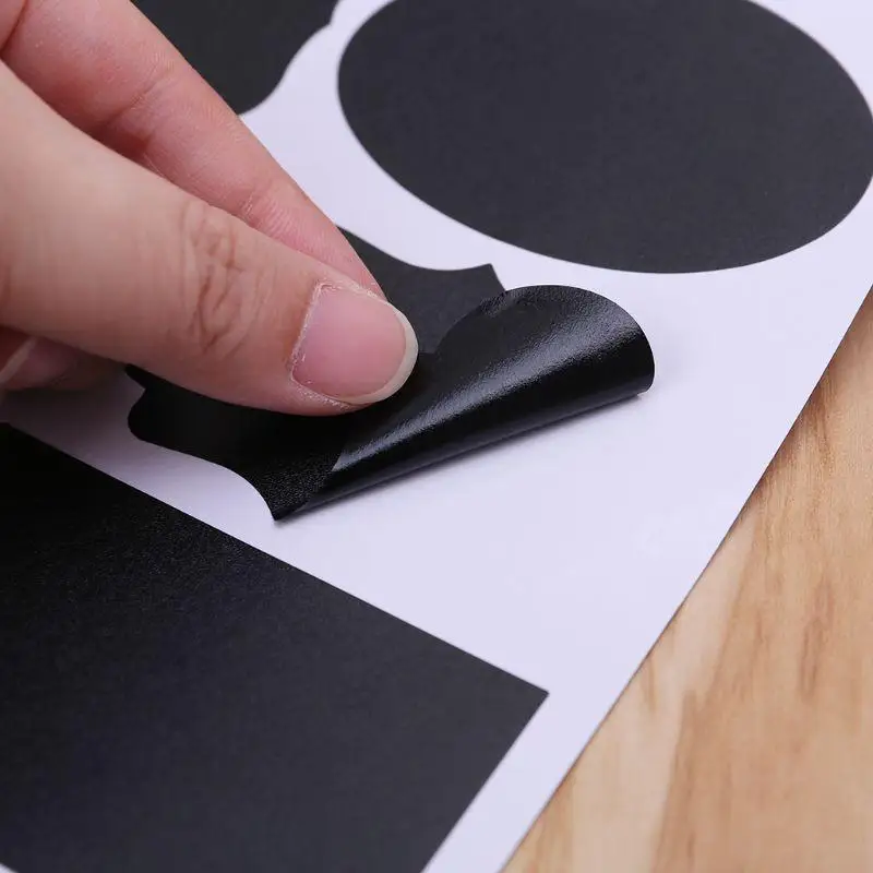 QX2E Chalkboard Blackboard Chalk Board Stickers Decals Craft Kitchen Home Jar Spi