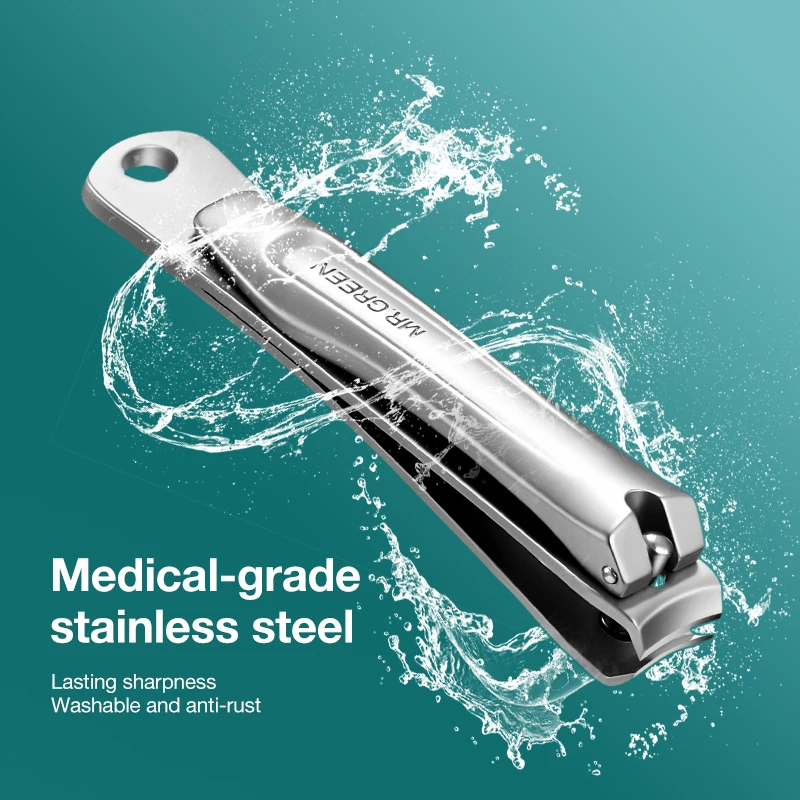 Clippers MR.GREEN Nail Enkelhet og Mote Negleklippere Nail Cutter Rustfritt stål neglesaks_voghion.com