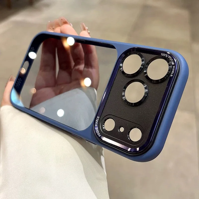 Premium Crystal Clear Shockproof Acrylic Case with Lens Protection