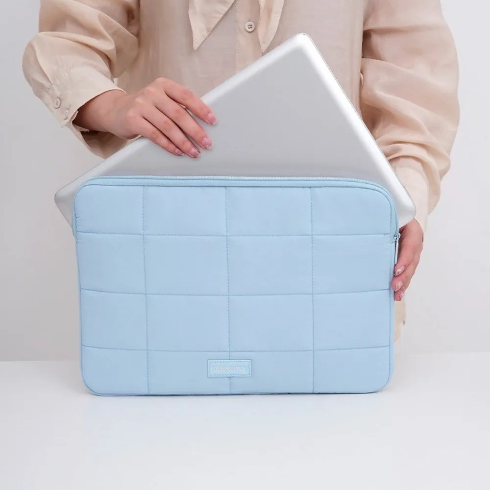 Quilted Shockproof Tablet Sleeve - Wear-Resistant & Ultralight Protection Case