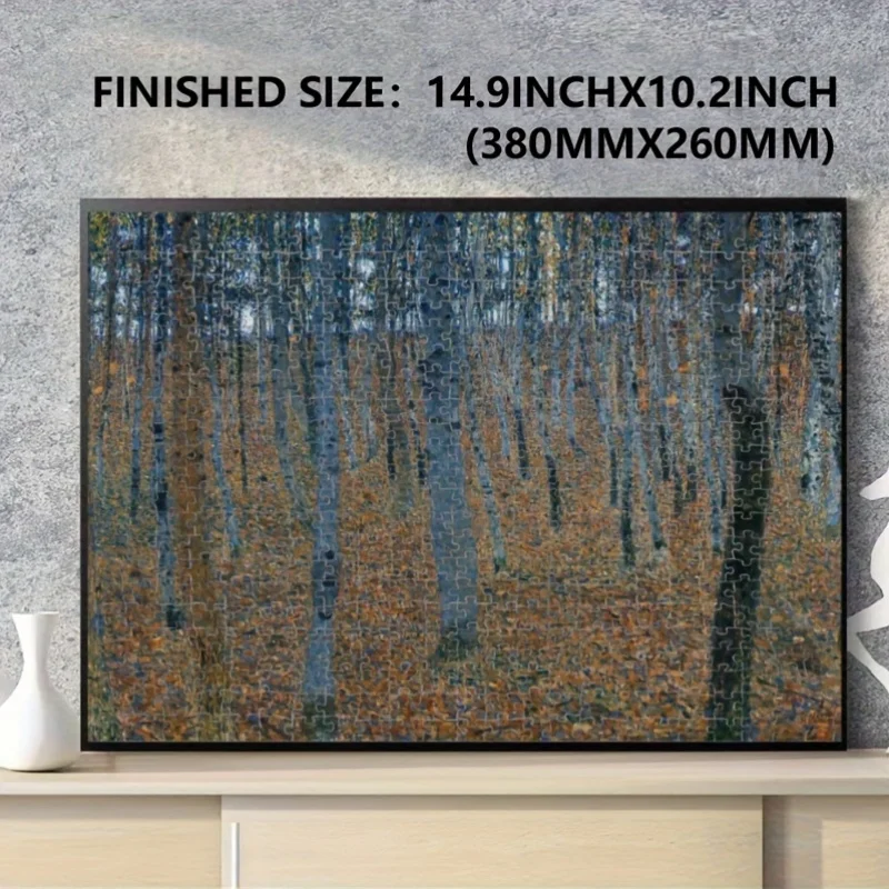 500피스 미니 아트 퍼즐 15x10인치(38x26cm) - 예술 애호가를 위한 프리미엄 선물, 수집가용 에디션, 사무실 벽 장식