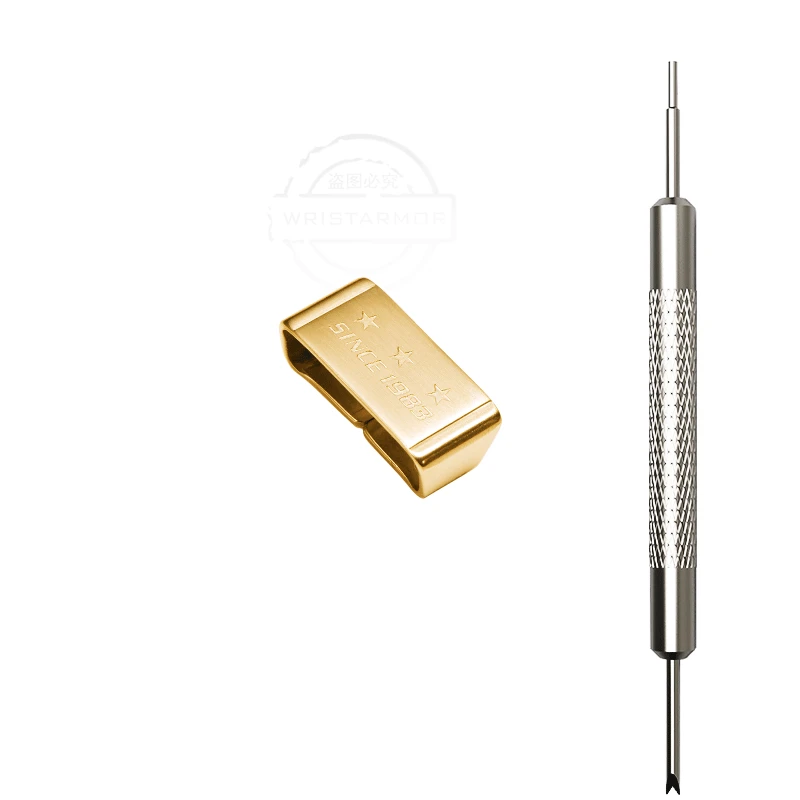 Stainless Steel Watch Band Keeper Loop Accessory