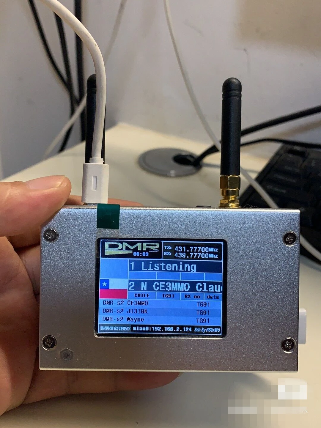 Duplex MMDVM Hotspot w/ Aluminum Alloy Shell Color Display Screen