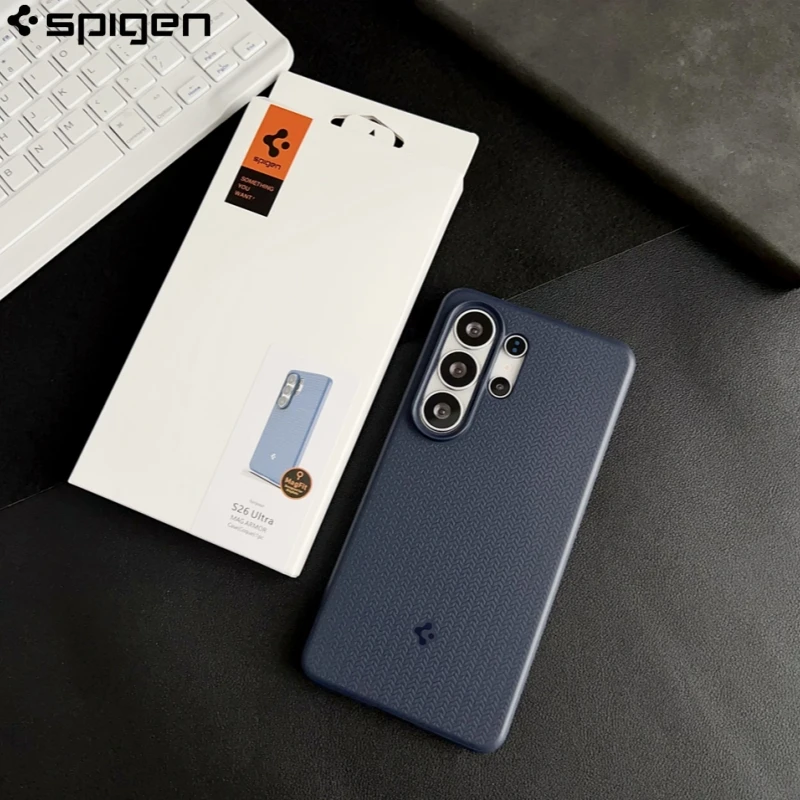Spigen Liquid Air für MagSafe Magnetische Hülle für Samsung Galaxy S26 S25 Ultra S25Plus TPU Stoßfeste Weiche Schutzhülle mit Originalverpackung