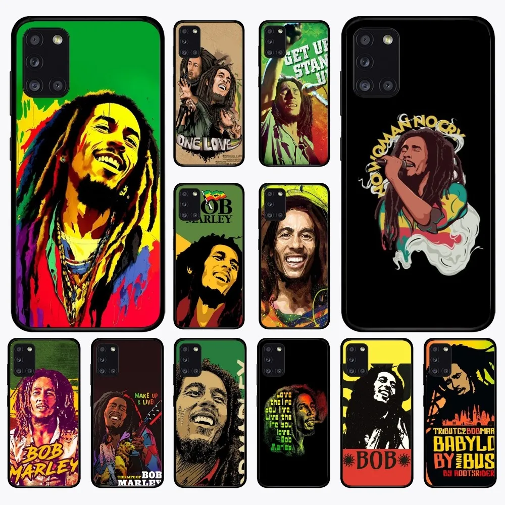 Custodia Per Telefono Bob Marley Singer Per Samsung A 10 11 12 13 20 21 22 30 31 32 40 51 52 53 70 71 72 73 91 13 Shell