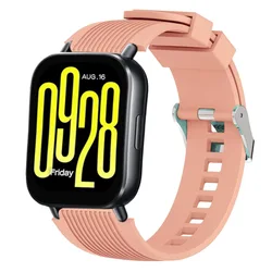Silicone Breathable Sports Strap Replacement Wristband Accessories for Huawei watch 46mm (Pink A)
