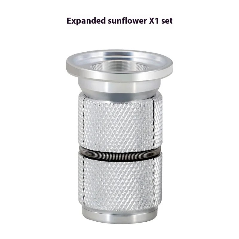 Bicycle Headset Expandable Sunflower Hub (or Expanding Spline Hub) Carbon Fiber Fork Headset Cup and Stem Expander for Mountain and Road