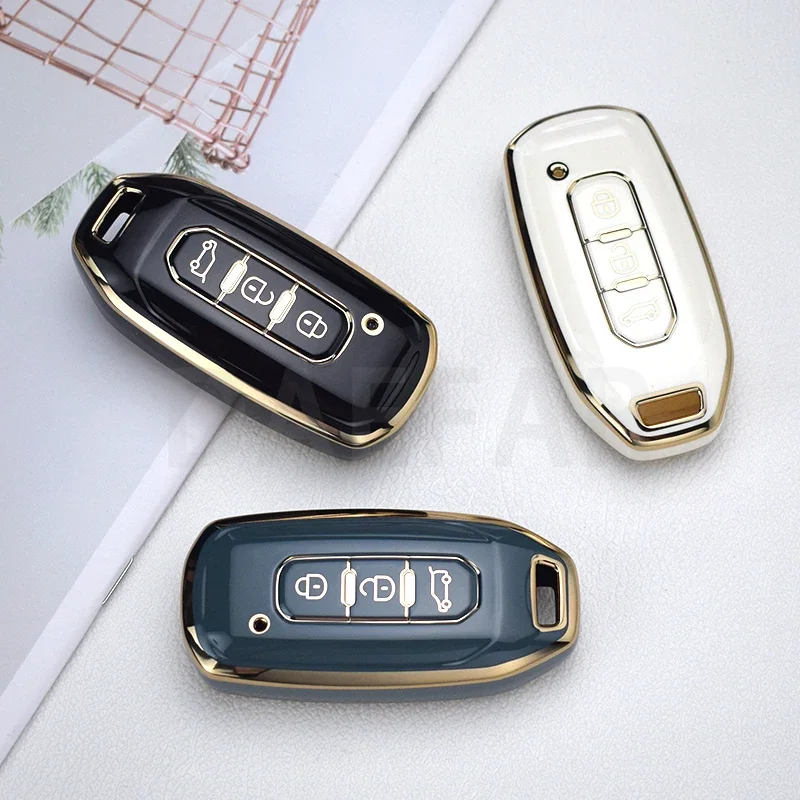 For Ford Territory EV TPU Car Smart Remote Key Cover Case Bag Shell Fob  Holder Protector Key Chain Accessories - AliExpress