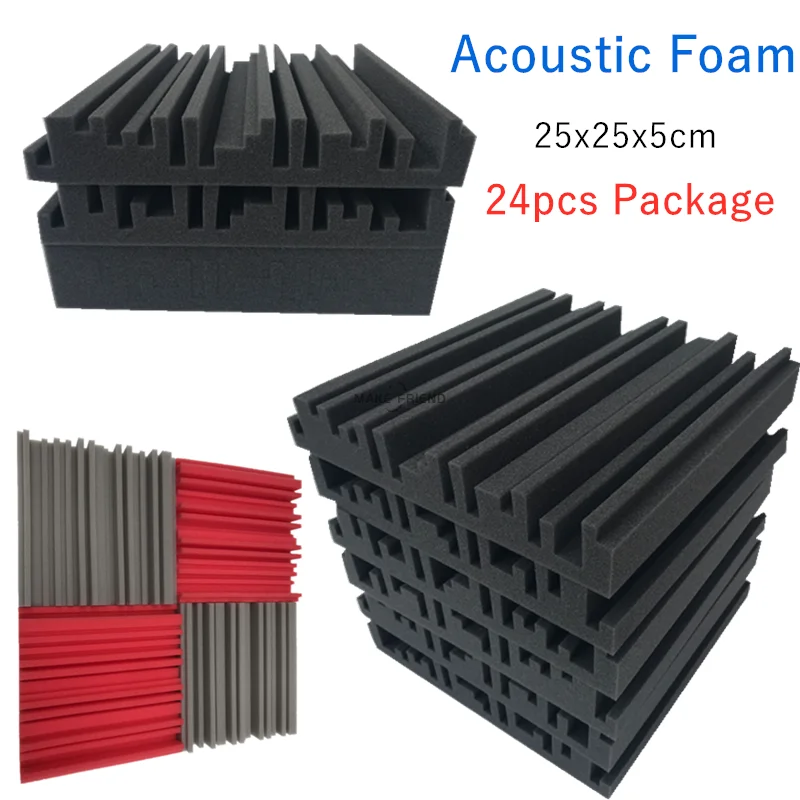 Musical Instruments & DJ 6Pcs/Set 30x30x2.5cm KTV Studio Acoustic Panel