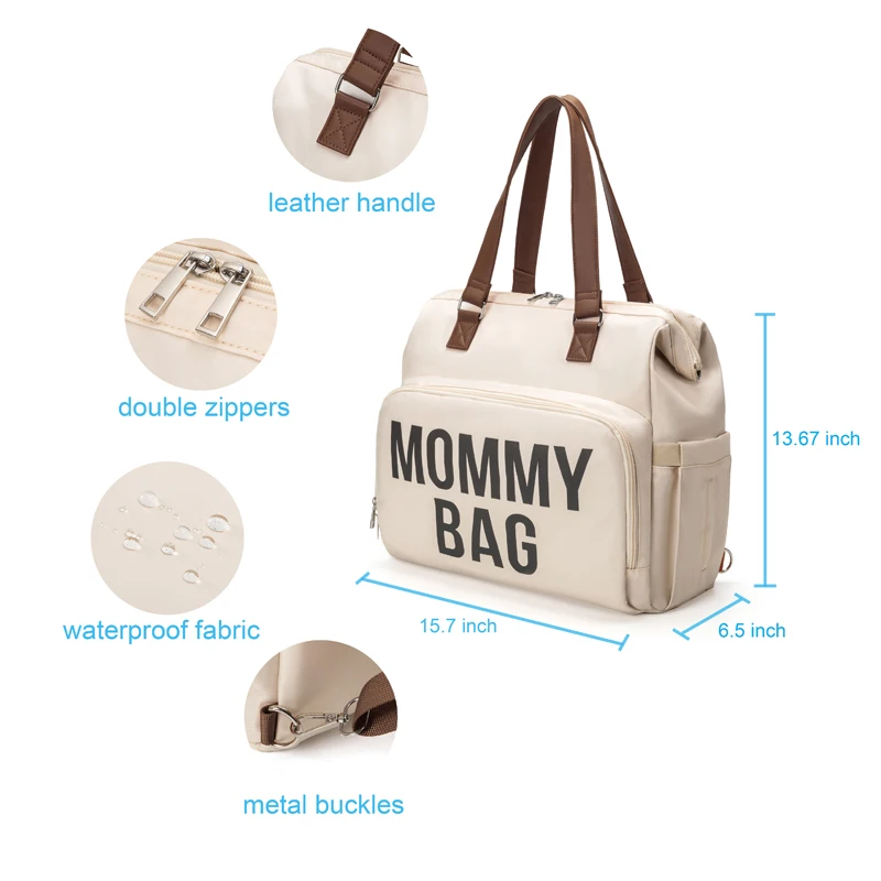 PANGDUBE 3pcs/set Mom Bag Large Capacity Diaper Bag Handbag Backpack for Father Baby Nappy Bag Maternity Bags Dad Backpack_voghion.com