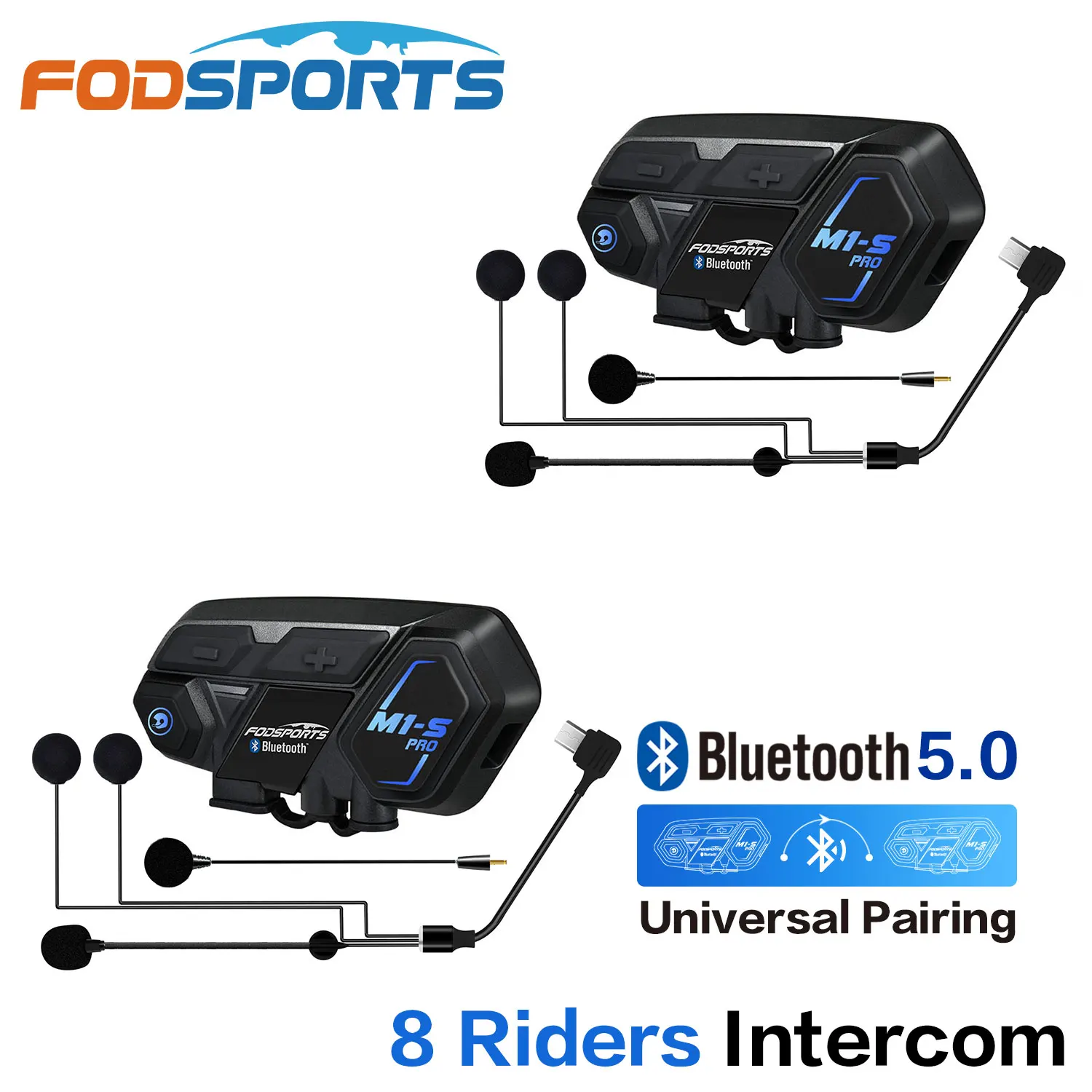 Bluetooth Helmet Headset Intercom 