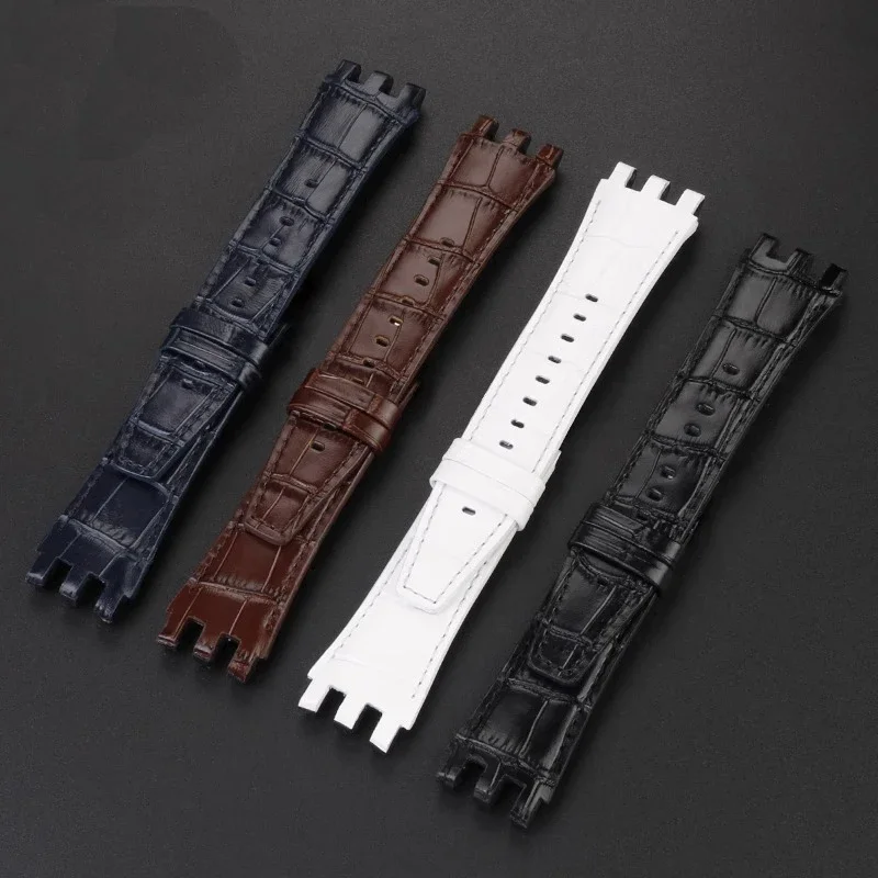 Фото Новый стиль, ремешок из натуральной кожи для часов Swatch, серия механических часов Svgk403 402 SVGB400, браслет, ремешок для мужчин, 22 мм №3