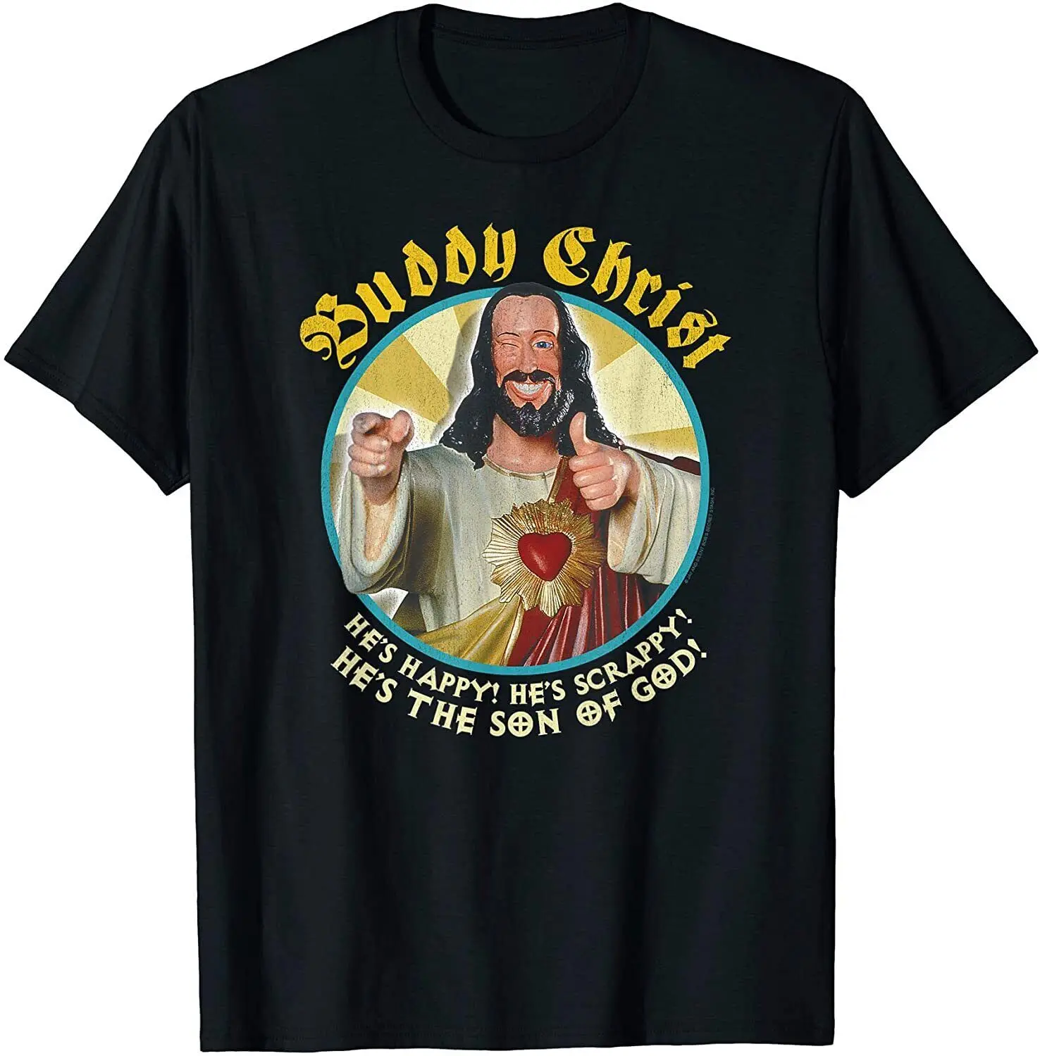 

Buddy Christ T-Shirt 100% Cotton O-Neck Summer Short Sleeve Casual Mens T-shirt Size S-3XL