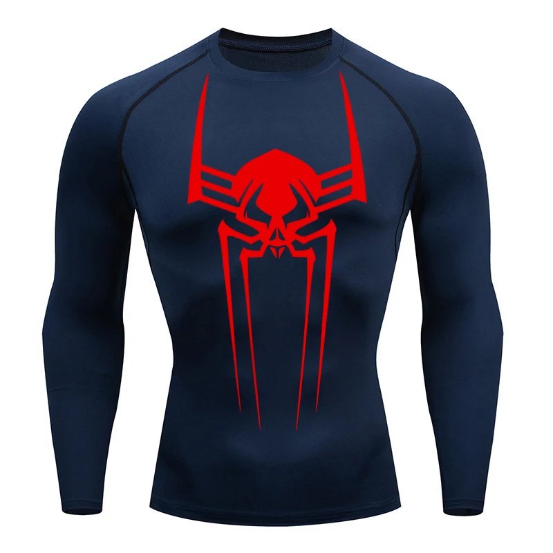 Men's Sports Compression Long Sleeve T-Shirt for Gym Workout Running