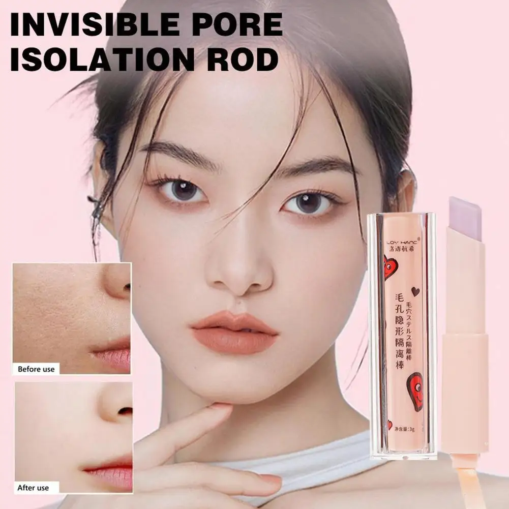 

Invisible Pore Primer Stick Pore Eraser Waterproof Oil-control Primer Smooth Lines Fine Primer Isolation Base Face Care Makeup