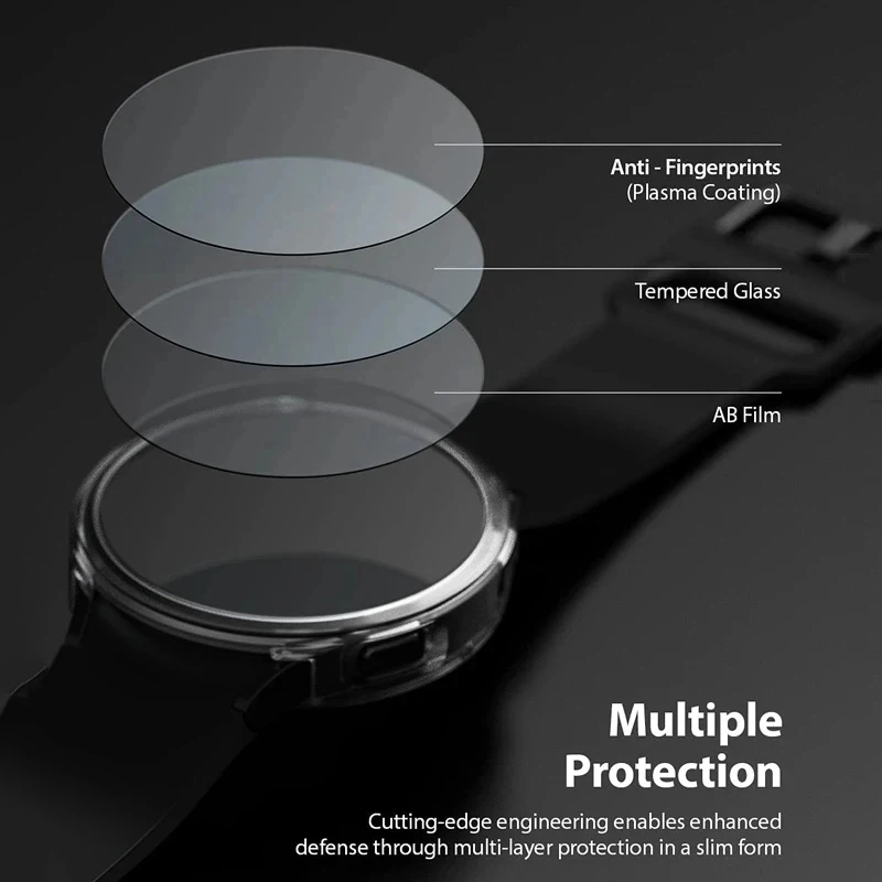 Ultra Clear Tempered Glass Screen Protector with Soft Hydrogel Film Cover