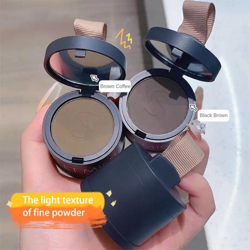 Hairline Repair Filling Powder With Puff Sevich Fluffy Thin Powder Pang Line Shadow Forehead Hair Makeup Concealer 1-5PCS hair building powder hair building fibers