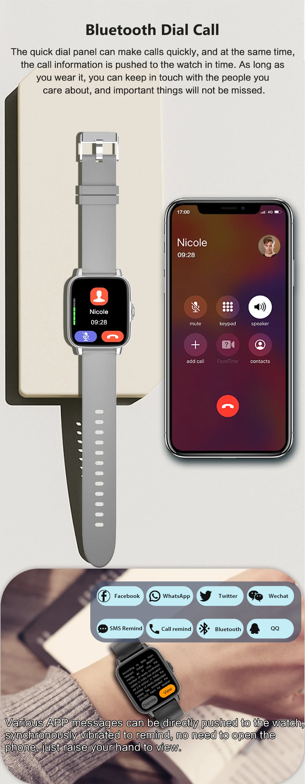 2022 New NFC Smart Watch Men Women 1.69 Inch HD Heart Rate Fitness Tracker Bluetooth Call GT50 GTS 2 Smartwatch For Android iOS