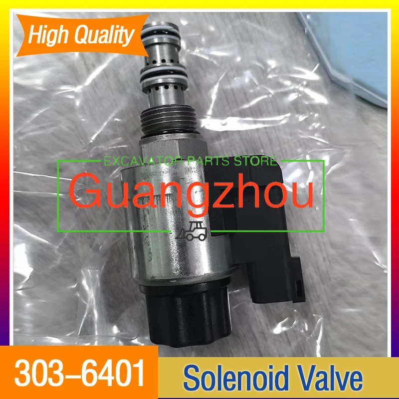 for EW140C 303-6401 3036401 Solenoid Valve Engine Spare Parts Higher Quality New