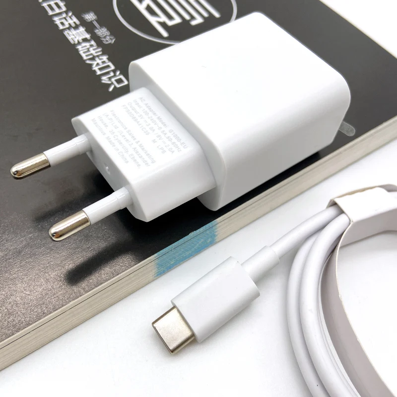 Universal 18W Super Fast USB-C Charger with EU Plug Adapter