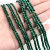 Natural Malachite Faceted Round / Cube Beads 2mm,3mm,4mm，Fine Jewelry Making 6
