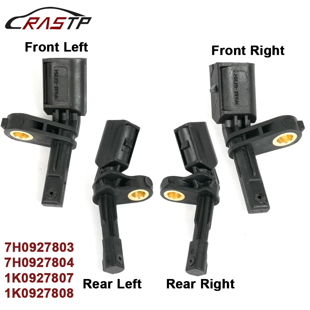 Car Abs Speed Sensor Front Rear ABS Wheel Speed Sensor For VW Amarok Beetle Caddy Golf Jetta Passat 7H0927804 7H0927803 1K0927807 1K0927808 RS-THB051