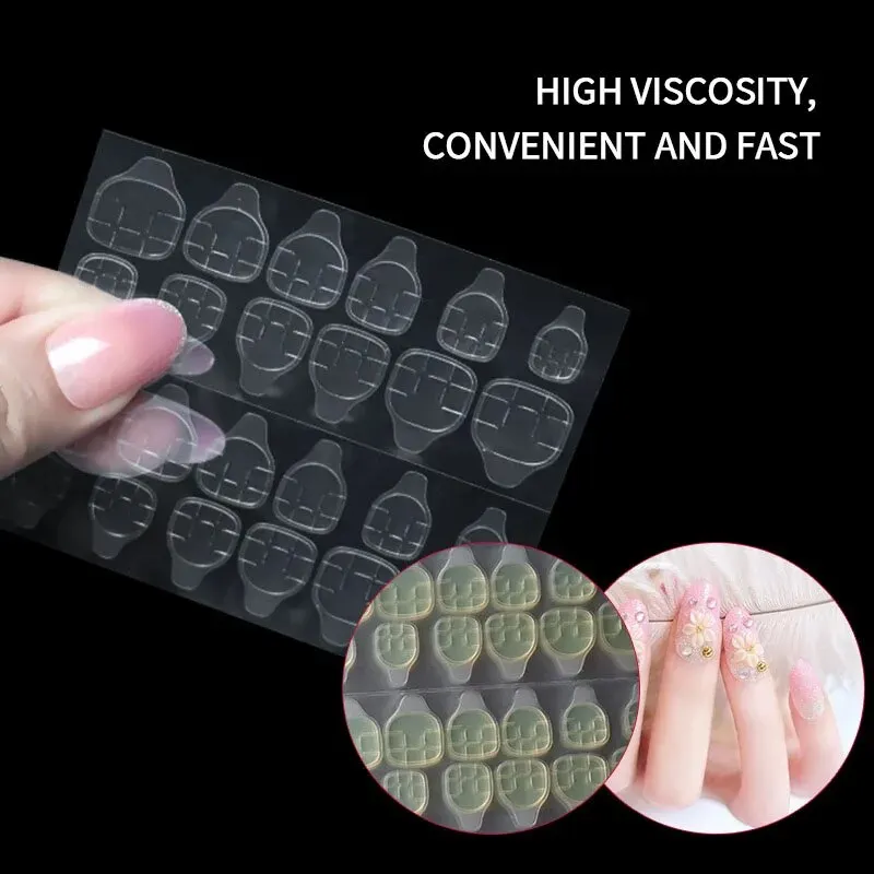 Nail Glue Double Sided Nail Glue Stickers Jelly Gel Glue False Nail Nails Bck Sticker Nails Accessories And Tools Reusable
