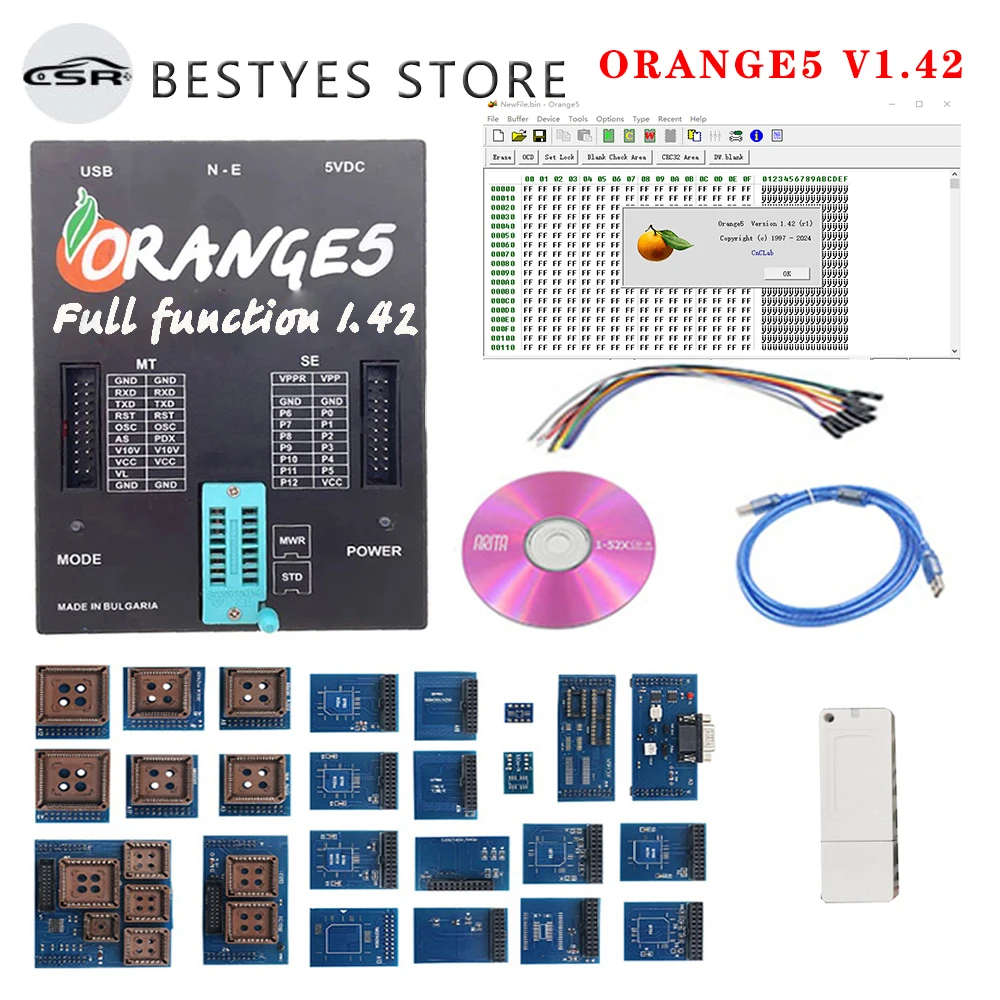

Orange5 V1.42 vs v1.38 Super Pro Programmer Orange 5 Software Full Activation Authorization for SRS Dash Modules Key Prog Imm