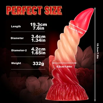 Huge Monster Dildo Dog Wolf Penis Super Cool Anal Plug Anal Massager Prostate Stimulator Anal Toys For Men Women Masturbation 6