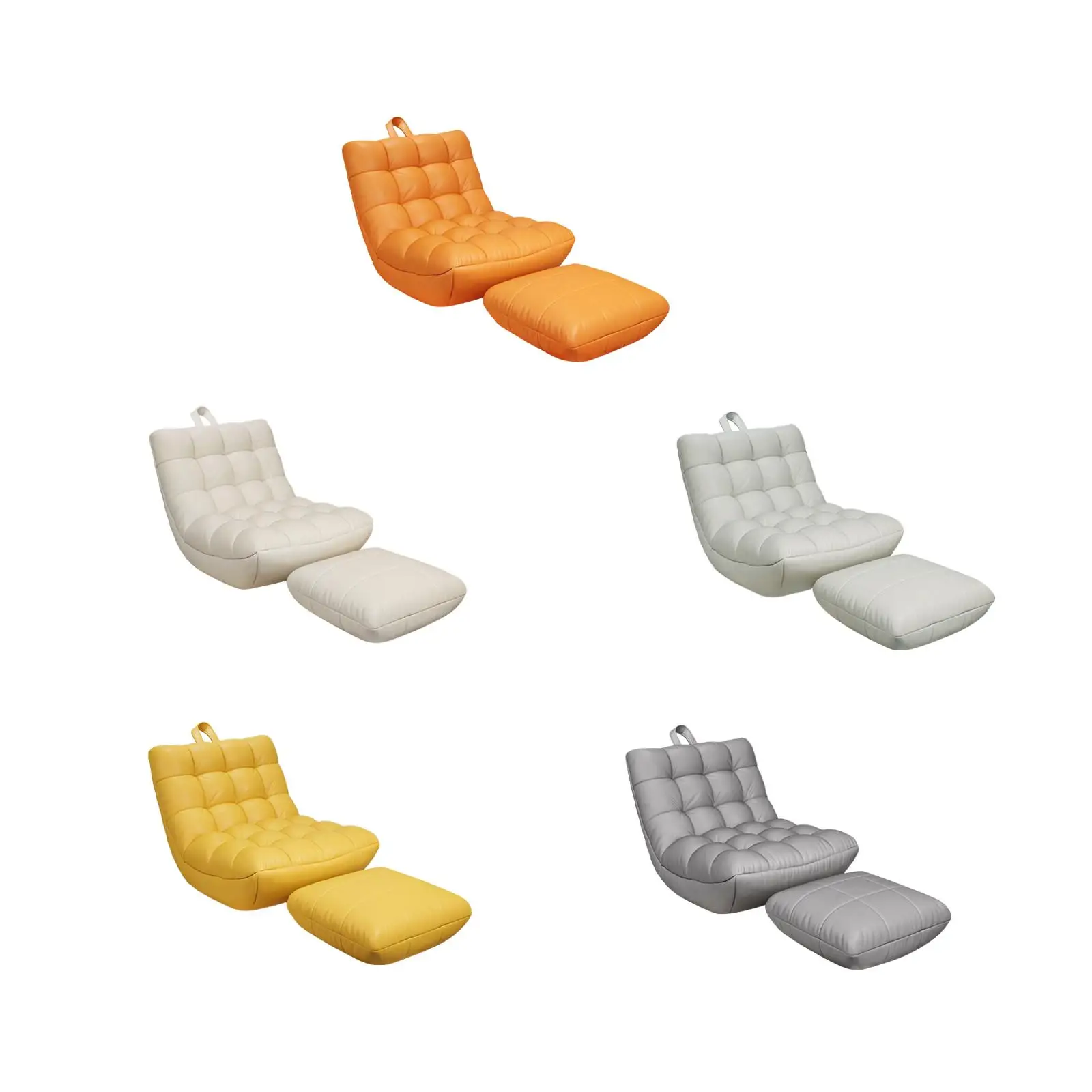 Bean Bag Sofa Chair Floor Seating Lounge Chair for Adults Lounger Lazy Sofa Floor for Dorm Tatami Home Bedroom Gaming