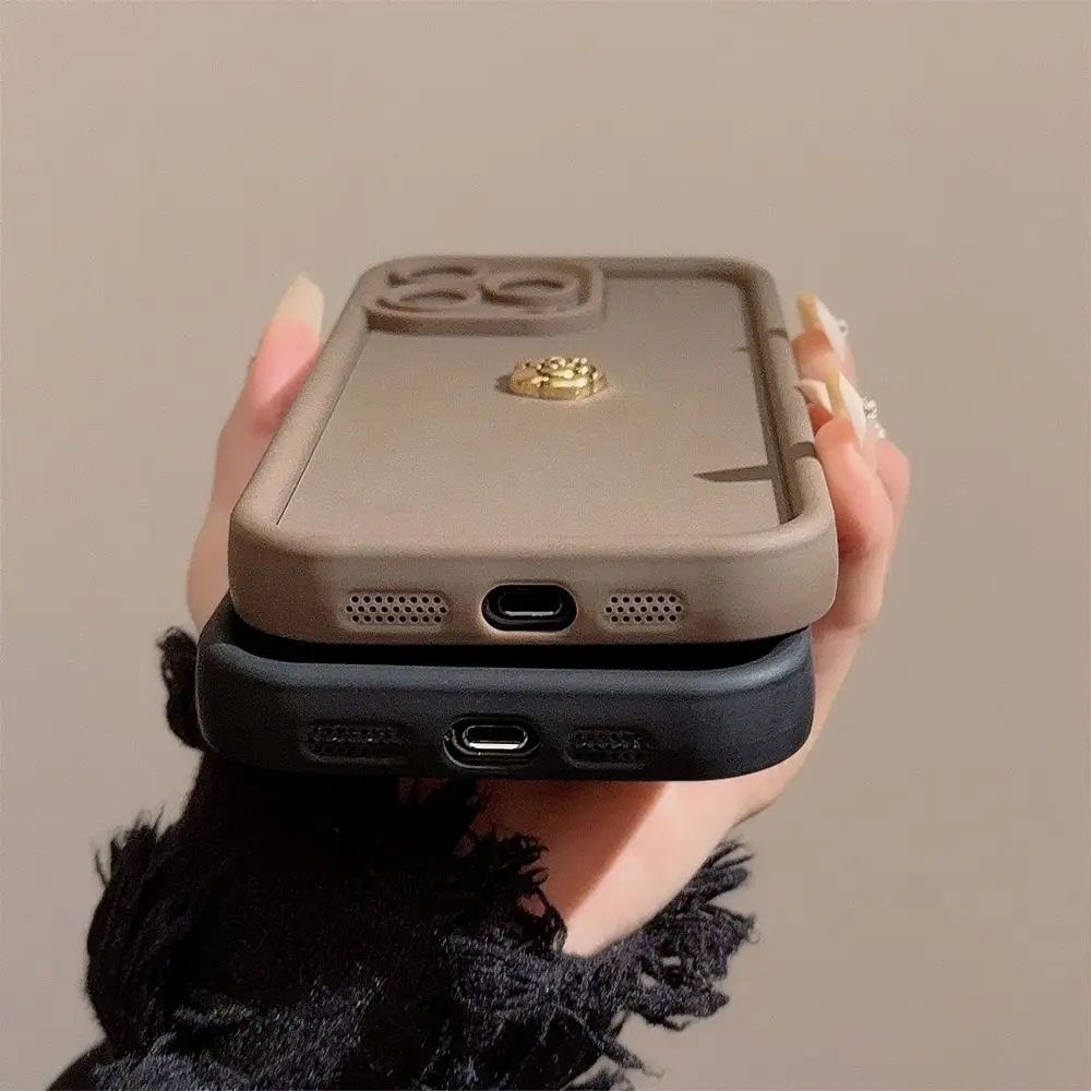 Elegant 3D Gold Flower Silicone Soft Phone Case Cover