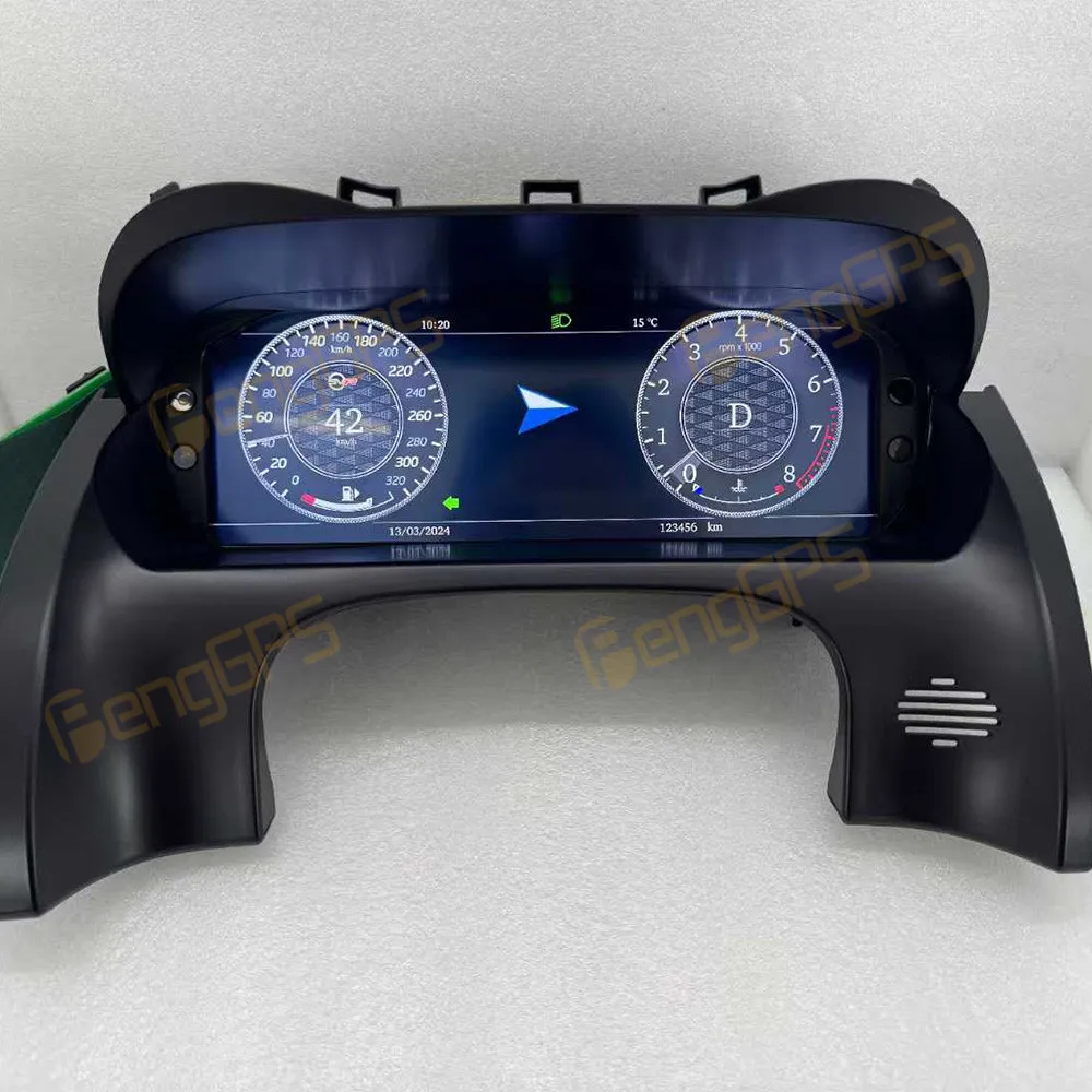 재규어 F-TYPE 2013-2023 LCD 디지털 계기판 LCD 인스트루먼트 패널 속도계 주행 거리계 대시보드 디스플레이