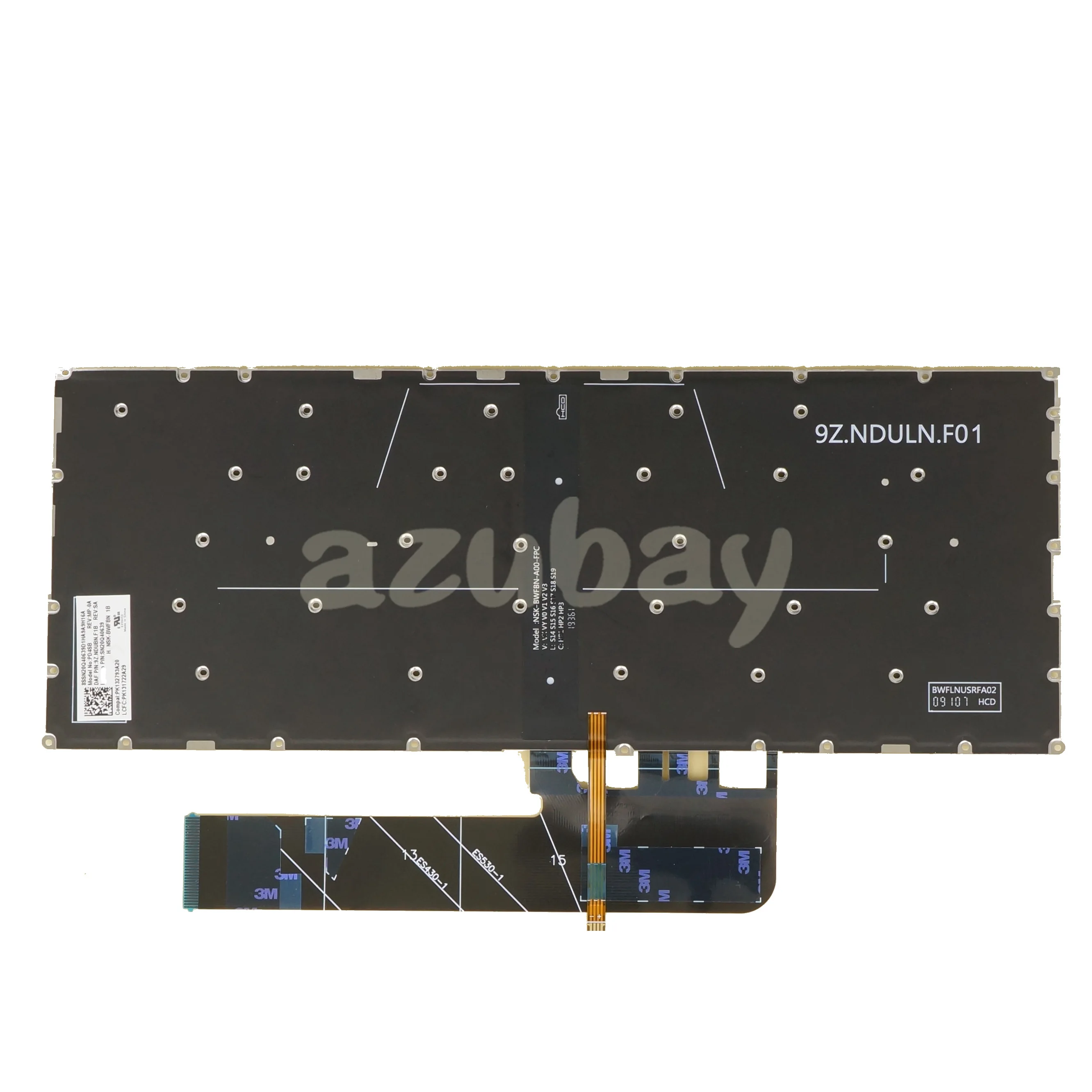 Teclado Portátil Retroiluminado para Lenovo Pd4sb Pd4sb- us kr po sp br Pd4sbskypeht-ko Sn20q40632 Nsk-bwsbq Aelf3p00510 Sn3374bl Novo - Imagem 3