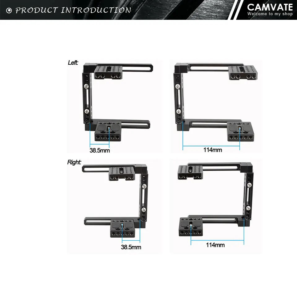 Camera Cage Rig For Canon 60D/70D/80D/5D MarkII 5D MarkIII/5DS/5DSR/Nikon D3200/