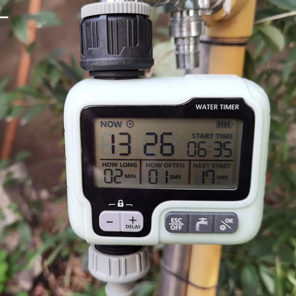 HCT-322 Automatic Water Timer Garden Digital Irrigation Machine Intelligent Sprinkler Used Outdoor to Save Water&Time 3
