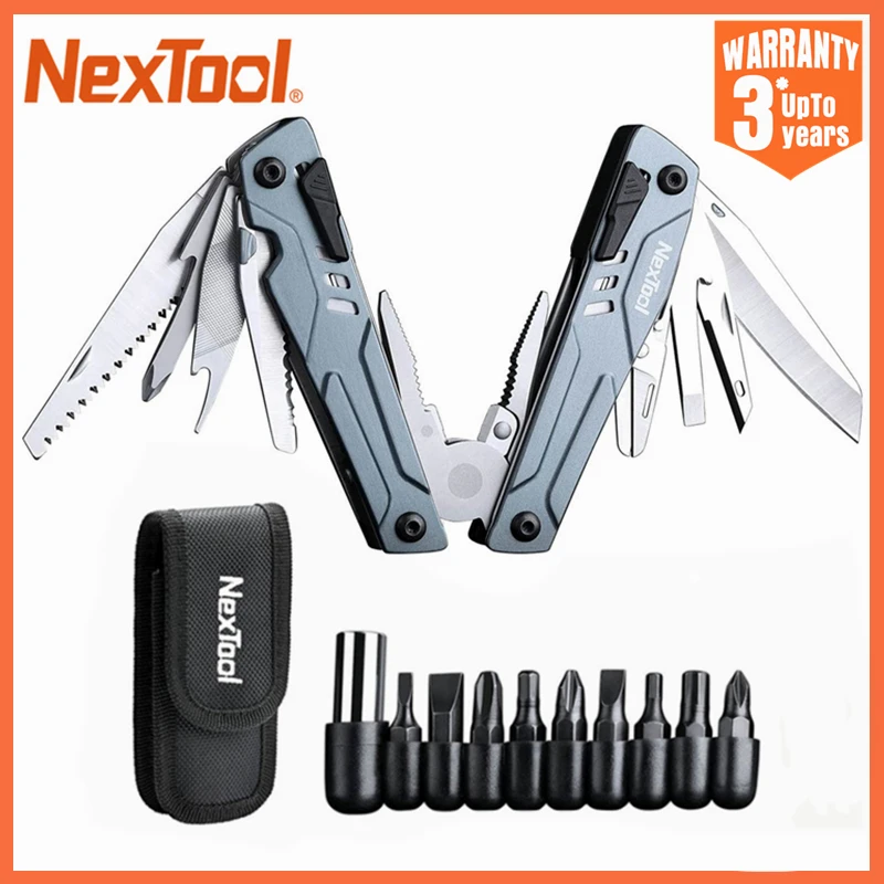 

Xiaomi NexTool Sailor Pro 14-In-1 Folding Pliers Multi-Function Tools Camping Hiking Portable Scissors Screwdriver Opener Multit