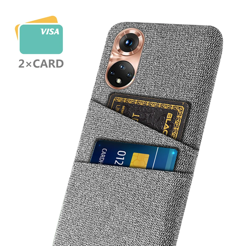 Per Honor 50 Case Honor 50 60 Pro X8 20 30 Pro 50 Lite Cover Luxury Fabric Dual Card Phone Coque Per Honor 50 Funda Honor50